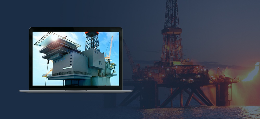 Oil platform simulator case study