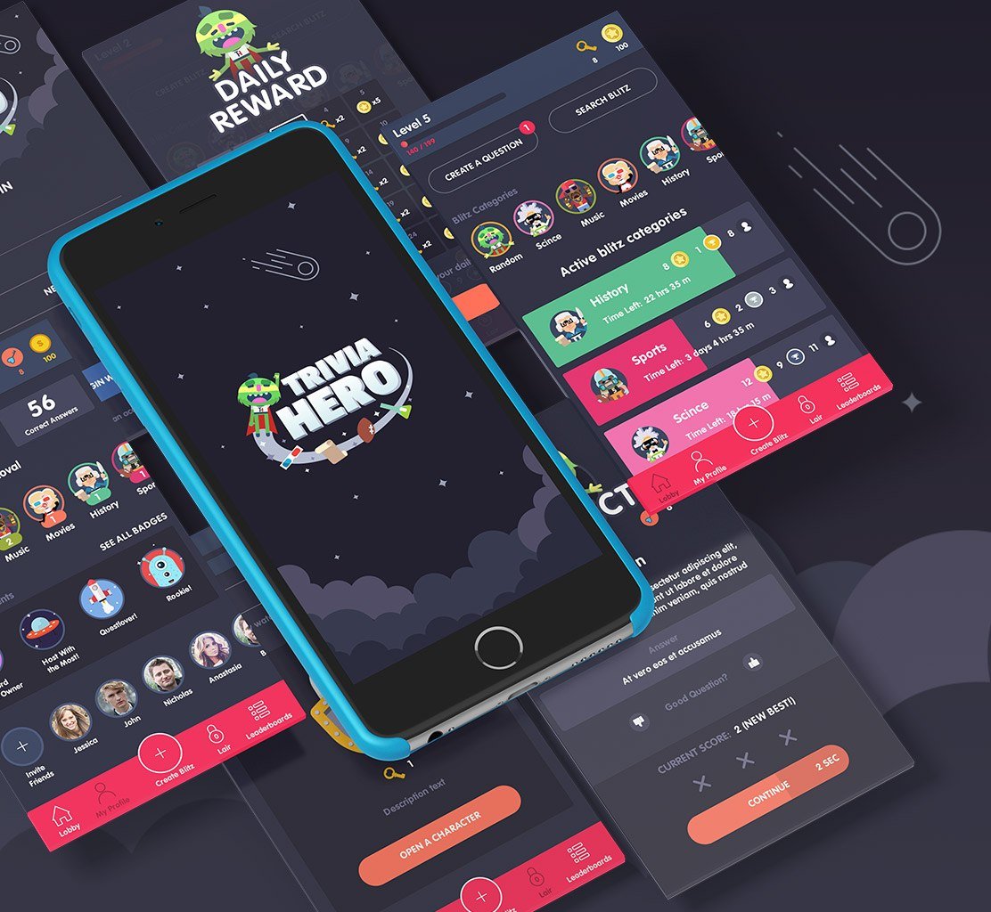 iOS trivia mobile game