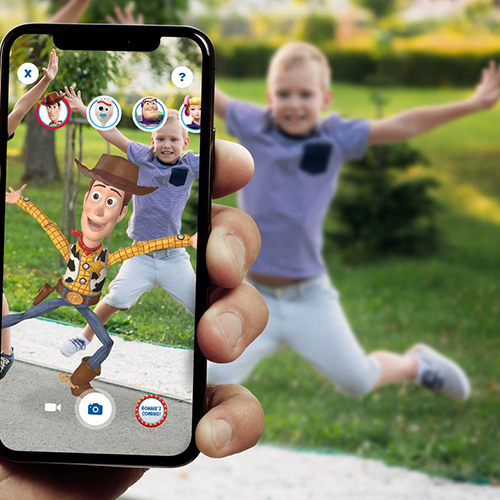 AR movie posters Toy Story 4