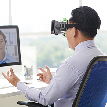 Virtual business meeting